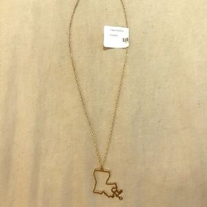 Gold Louisiana Necklace